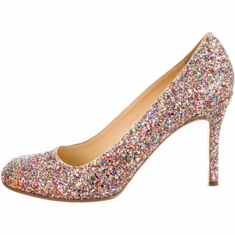 Kate Spade Karolina Rainbow Glitter Heel